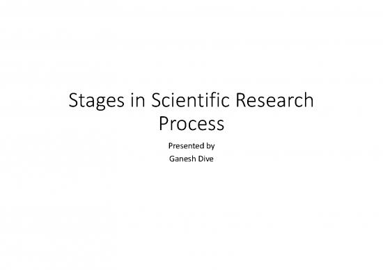 picture Research Pdf 53187 | M Ganeshdive Stagesinscientificresearchprocess