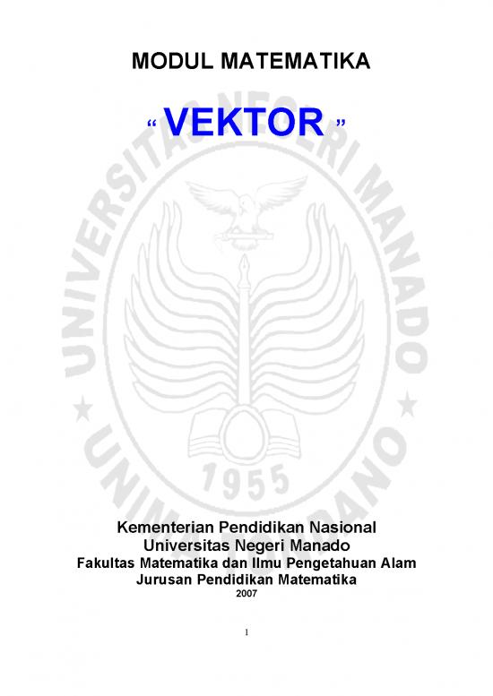 Matematika Pdf 53957 | Modul Vektor