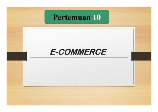 picture Commerce Pdf 52725 | P10 Pengertian E Commerce