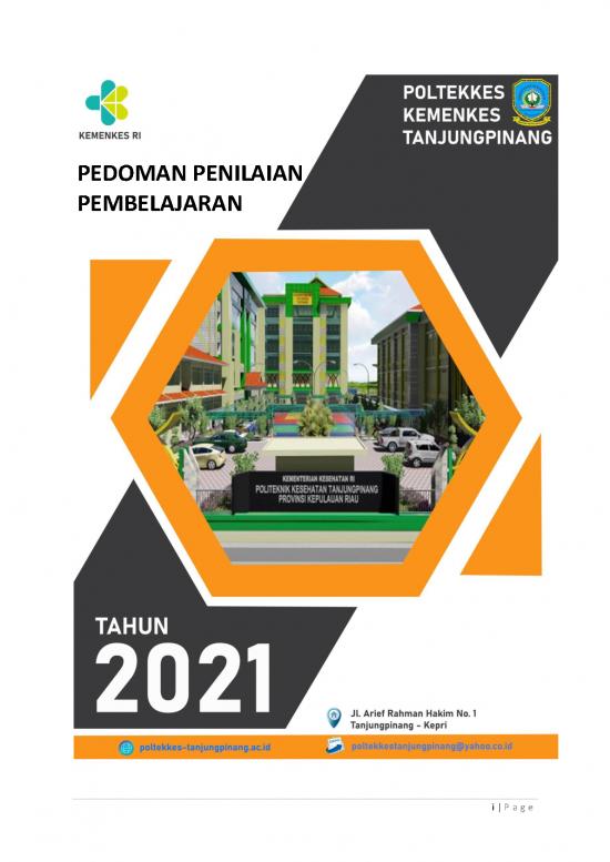 Pendidikan Pdf 53644 | Pedoman Penilaian Pembelajaran Tahun 2021