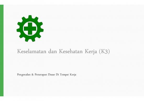 Materi K3 Lengkap Pdf 53923 | Presentasi Dasar Dasar Keselamatan Dan ...