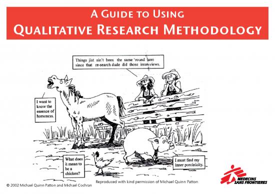 Research Methodology Pdf 53289 | Qualitative Research Methodology