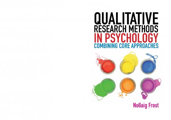 qualitative research in educational psychology