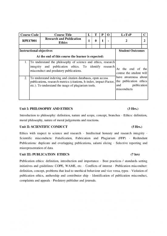 picture Research Pdf 53228 | Research And Publication Ethics Syllabus