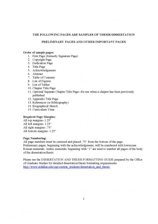 picture Dissertation Examples Pdf 52264 | Sample Pages  25 Top Margin And Other Revisions