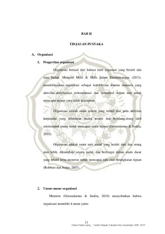 picture Organisasi Adalah Pdf 53585 | Taufik Hidayat Bab Ii