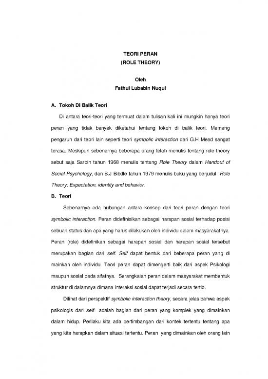 picture_Teori Peran Pdf 54310 | Teori Peran Role Theory