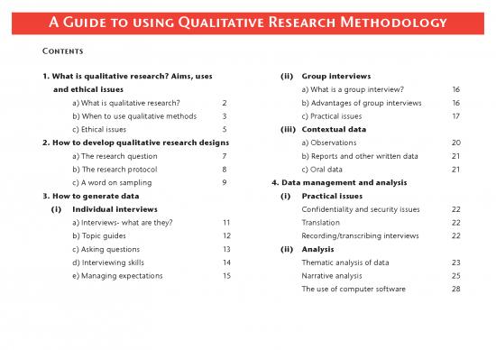 Research Methodology Pdf 53289 | Qualitative Research Methodology