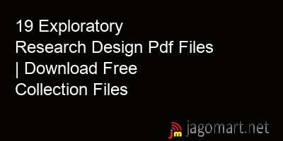 picture 19 Exploratory Research Design Pdf Files | Download Free Collection Files