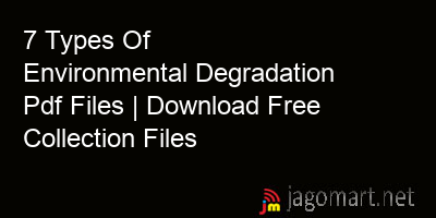 picture 7 Types Of Environmental Degradation Pdf Files | Download Free Collection Files