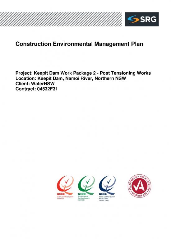 picture1_Environmental Changes Pdf 56177 | 01 Keepit Dam Upgrade Post Tensioning Construction Environmental Management Plan