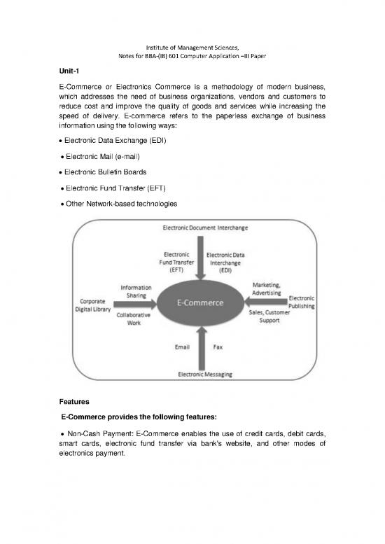 picture1_Commerce Pdf 55281 | 202003271615143561vineet Kumar E Commerce Note Unit 1 2 3 Bba Ib