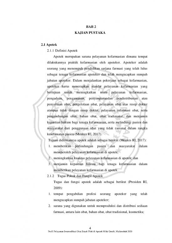 Contoh Kajian Pustaka Pdf 54606 | 2020 Lta Far 201702014 Bab 2