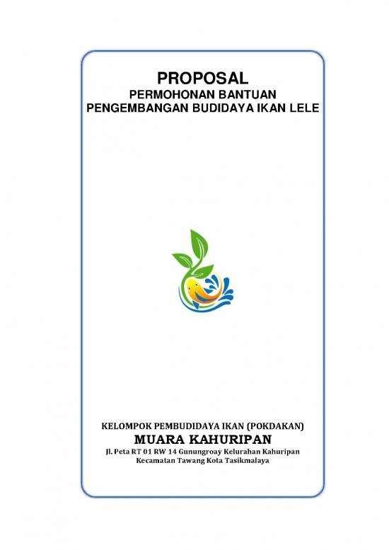 picture Contoh Proposal Budidaya Ikan Lele Pdf 56824 | C03803a15a7e1f905a3a6705f26caa1c