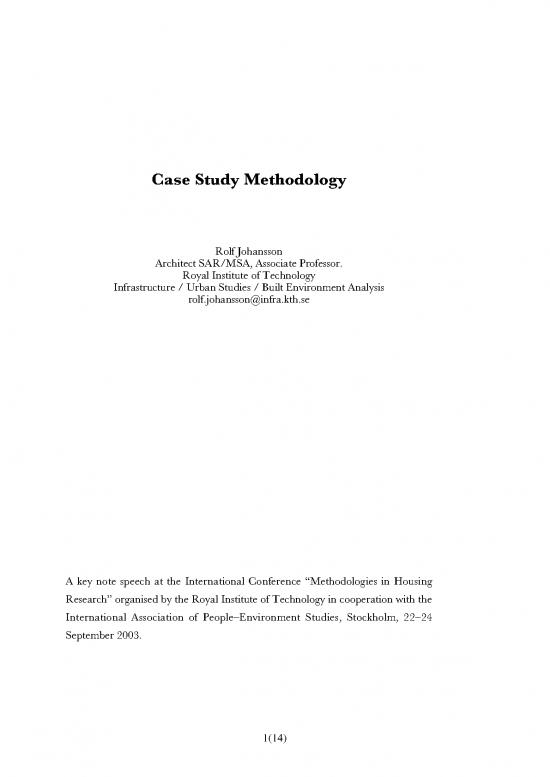 picture Research Methodology Pdf 55594 | Case Study Methodology  Rolf Johansson Ver 2
