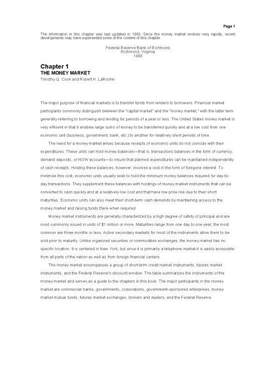 picture Money Pdf 55643 | Chapter 01