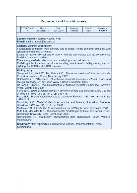 picture Building Pdf 56270 | Courses Descriptions Summer Semestr 2017 2018