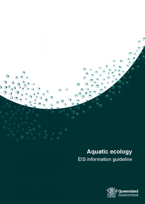 Environmental Assessment Pdf 55609 | Eis Tm Aquatic Ecology Information ...