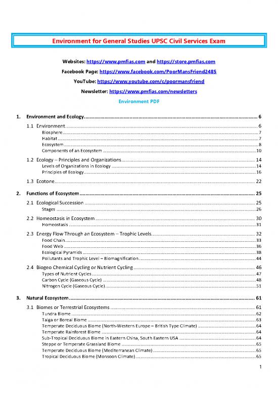 The Environment Pdf 55569 | Environment 2019 Sample