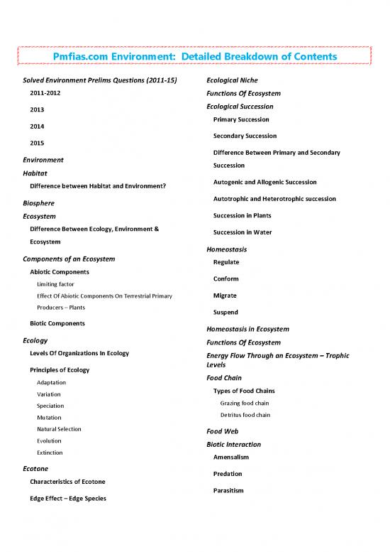 picture_The Environment Pdf 55570 | Environment Contents