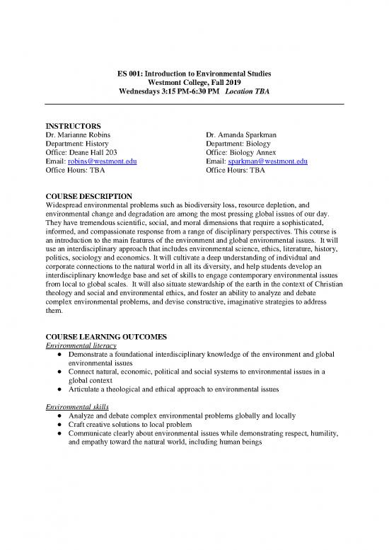 picture Global Environmental Change Pdf 56184 | Es 001 Syllabus 1 15 2019