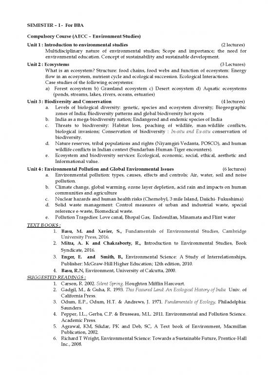 picture The Environment Pdf 55891 | Evs Compulsorycourse Ugc Cbcs Syllabus Bms
