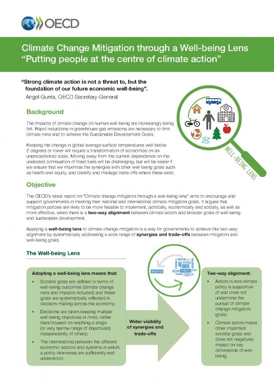 picture1_Objective Of Climate Change Pdf 55490 | Flyer Climate Change Mitigation Through A Well Being Lens