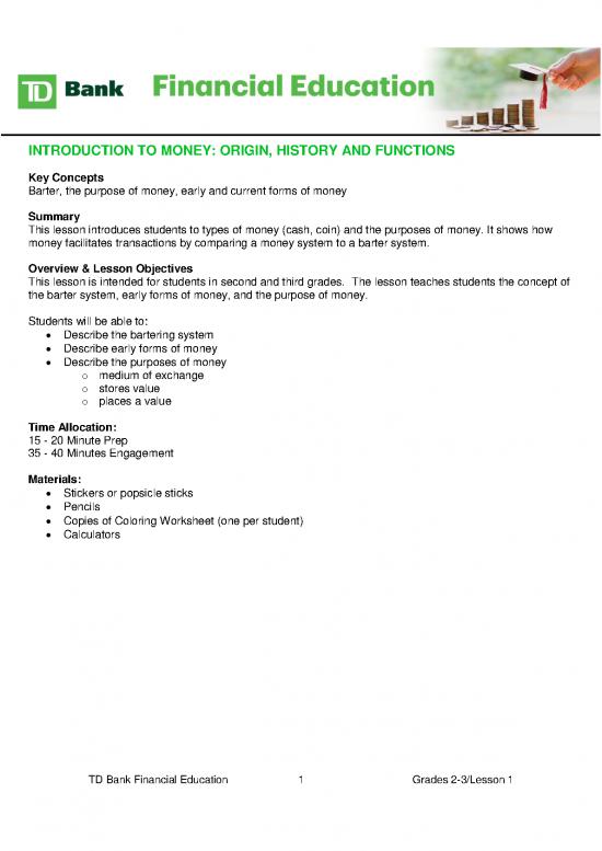 picture Money Pdf 55919 | Gr2 3lesson1