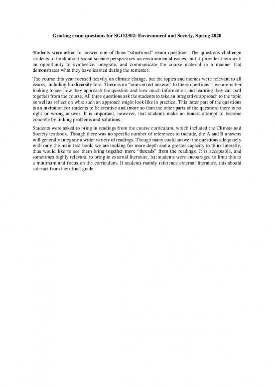 picture_The Environment Pdf 56016 | Guide For Grading Exams Sgo2302 2020 Final