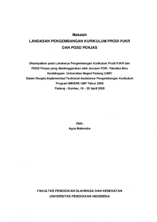picture_Pendidikan Pdf 56902 | Makalah Landasan Pengembangan Kurikulum Prodi Pjkr Pgsd