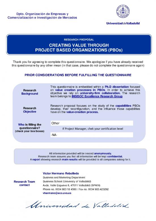 picture Sample Of Research Proposal Pdf 55193 | Pbos Questionnaire