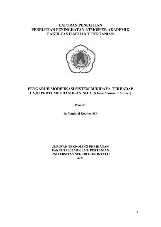 picture_Budidaya Ikan Nila Pdf 56747 | Pengaruh Modifikasi Sistem Budaya Terhadap Laju Pertumbuhan Ikan Nila Oreochromis Nilotica