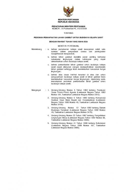 picture Kelapa Sawit Pdf 56798 | Permentan 14 2009 Pemanfaatan Lahan Gambut Utk Kelapa Sawit picture Kelapa Sawit Pdf 56798 | Permentan 14 2009 Pemanfaatan Lahan Gambut Utk Kelapa Sawit