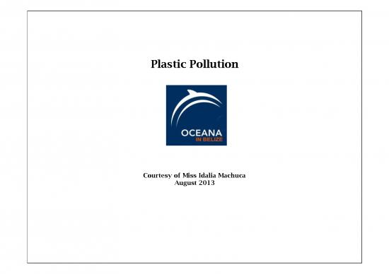 picture The Environment Pdf 55453 | Plastic Pollution