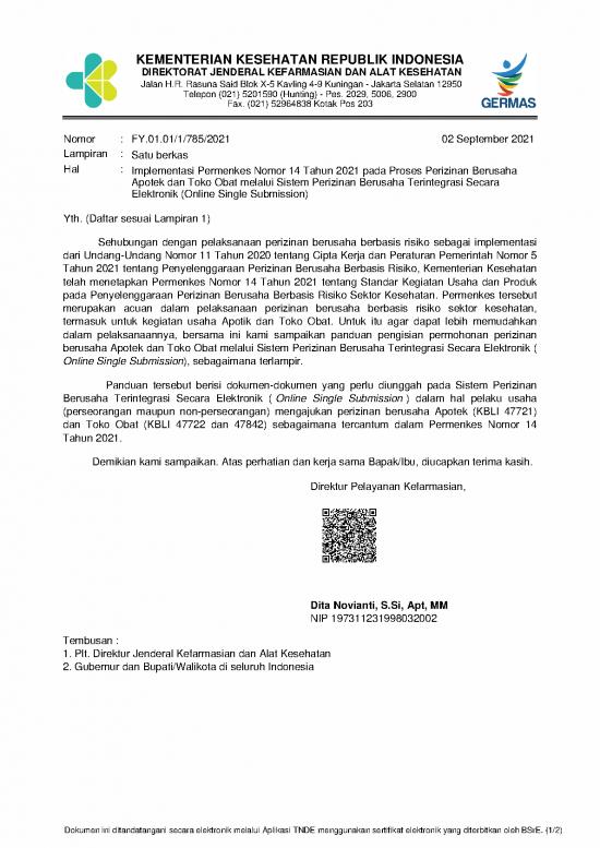 picture1_Surat Implementasi Pmk 14 2021 Perizinan Apotek Dan Toko Obat