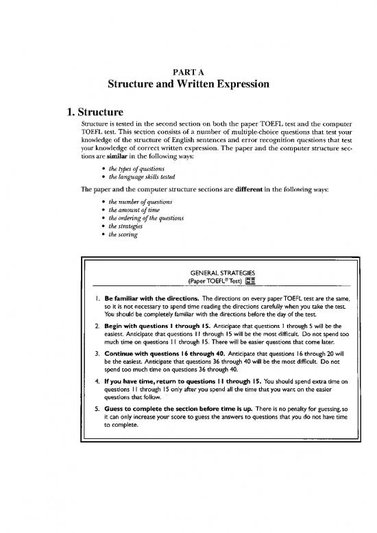 picture Materi Structure And Written Expression Pdf 54716 | Ulb Structure 1