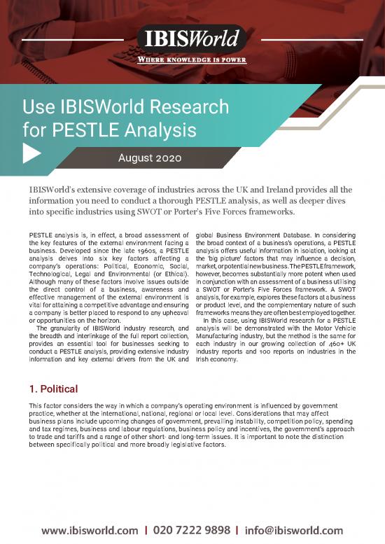 picture Research Pdf 55676 | Use Ibisworld Research For Pestle Analysis