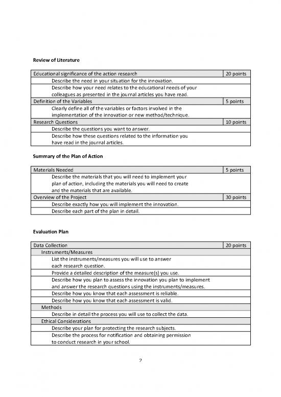 Sample Of Research Proposal Pdf 56124 Edfn710 