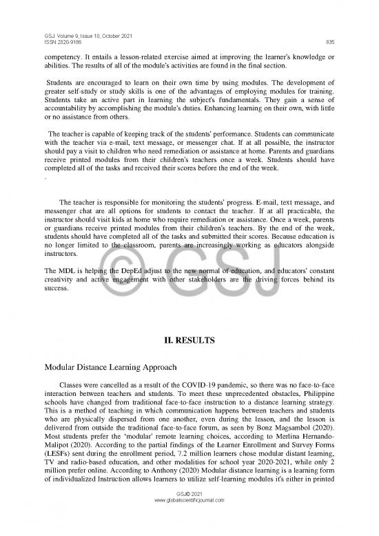 conclusion in research about modular learning