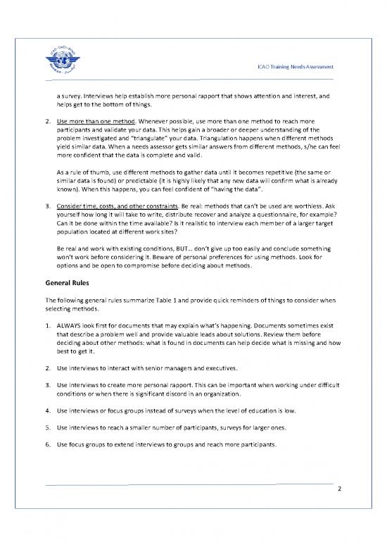Training Methods Pdf 55117 Methods For Data Gathering