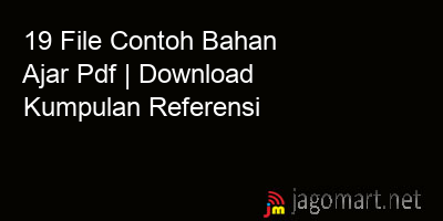 picture 19 File Contoh Bahan Ajar Pdf | Download Kumpulan Referensi