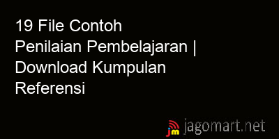 picture 19 File Contoh Penilaian Pembelajaran | Download Kumpulan Referensi