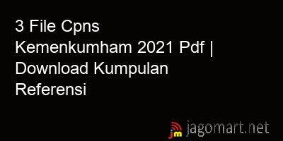 picture 3 File Cpns Kemenkumham 2021 Pdf | Download Kumpulan Referensi