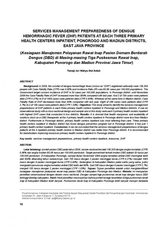 picture1_Demam Pdf 59230 | 21370 Id Kesiagaan Manajemen Pelayanan Rawat Inap Pasien Demam Berdarah Dengue Dbd Di Mas
