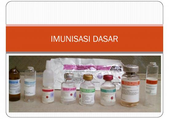 Imunisasi Pdf 58922 | Imunisasi Dasar