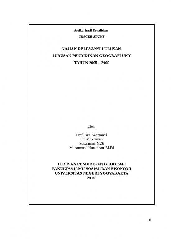 picture_Download Artikel Pendidikan 57267 | Kajian Relevansi Lulusan