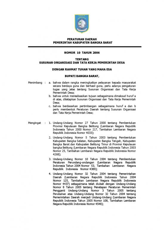 picture_Susunan Pemerintah Desa 58716 | Perda Kab Bangka Barat 2006 10