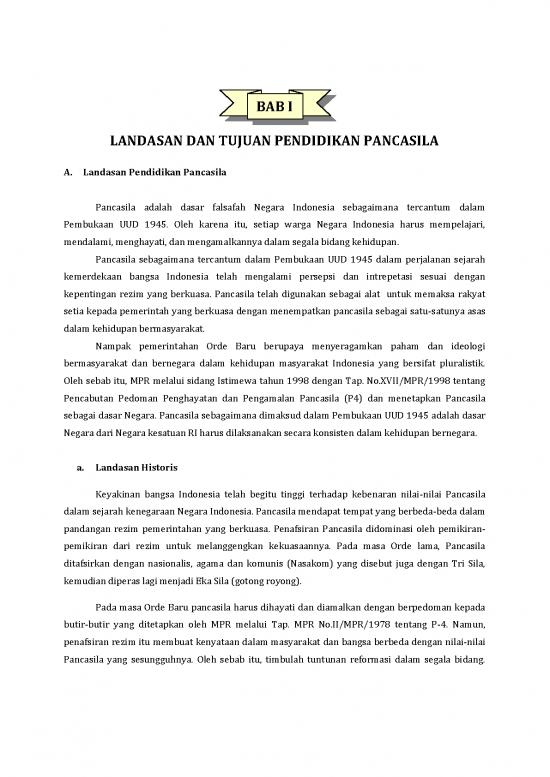 picture Pendidikan Pdf 57742 | (pertemuan I ) Landasan Dan Tujuan Pendidikan Pancasila