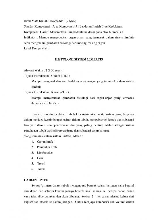 picture_Darah Pdf 59218 | Sistem Limfatis