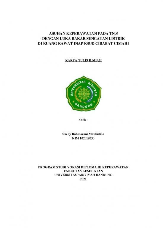 picture_Luka Bakar Pdf 59129 | Ta D3 Keperawatan 102018050 Shelly Rahmarani Mauludina Title